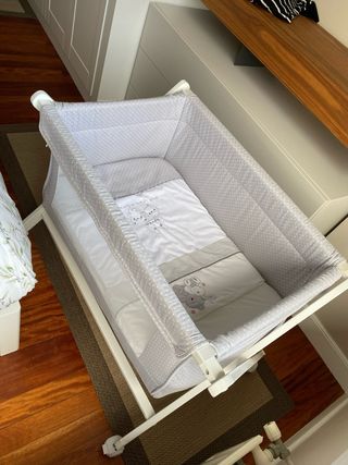Minicuna de tijera con colchon ecuscare