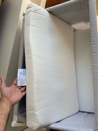 Minicuna de tijera con colchon ecuscare
