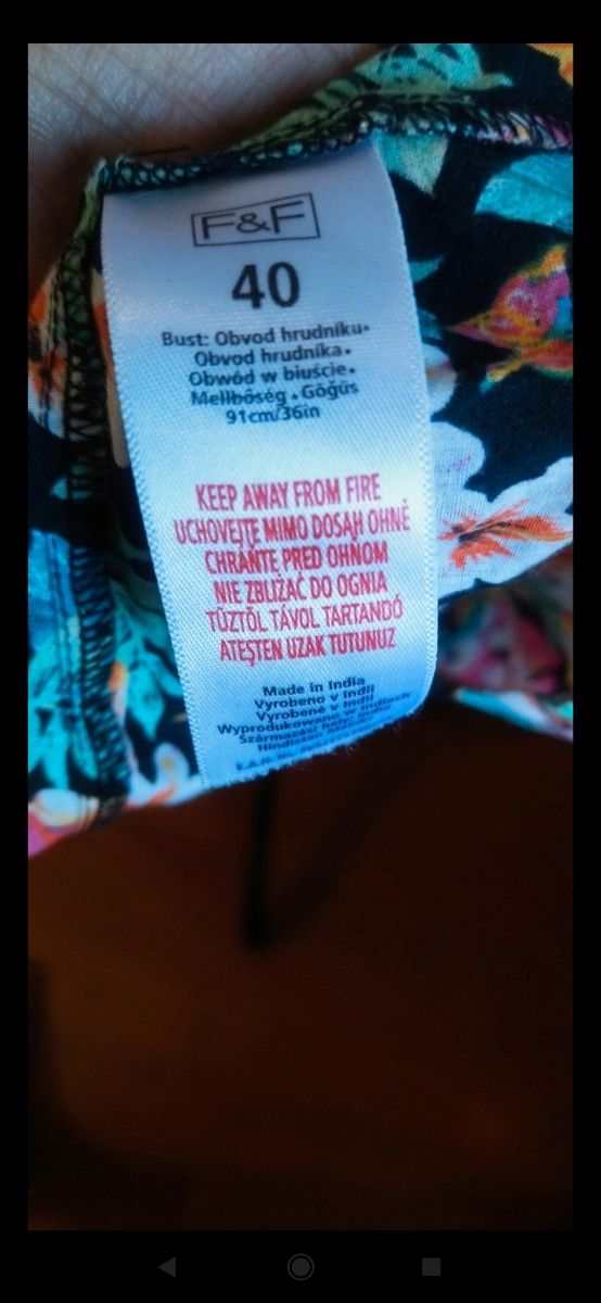 Vestitino floreale estivo - nuovo