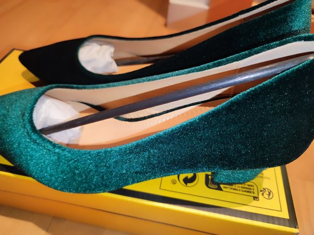 Zapatos de mujer terciopelo