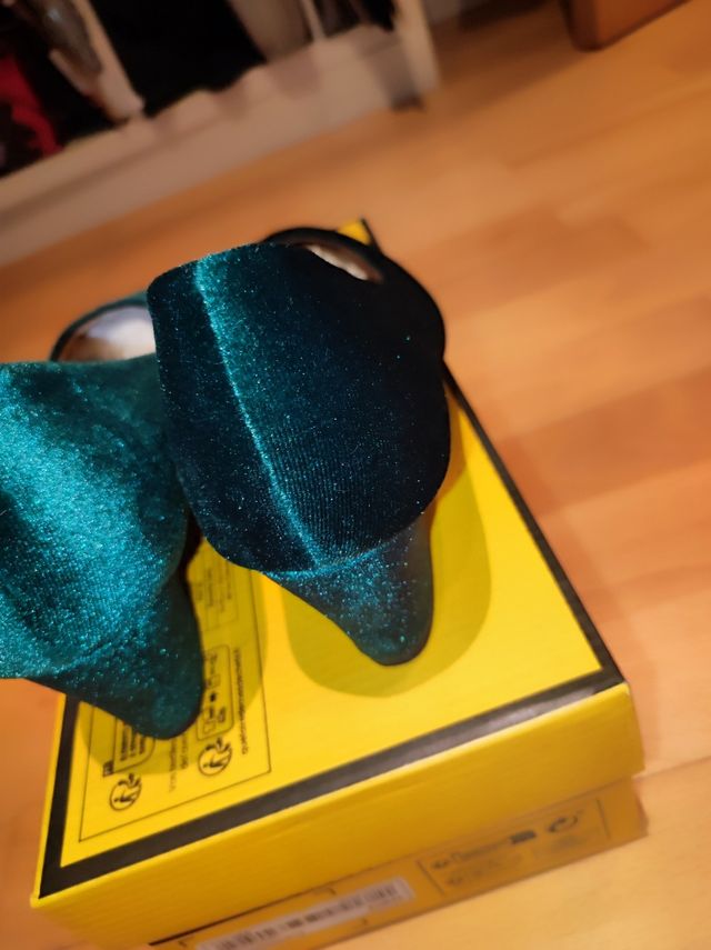 Zapatos de mujer terciopelo