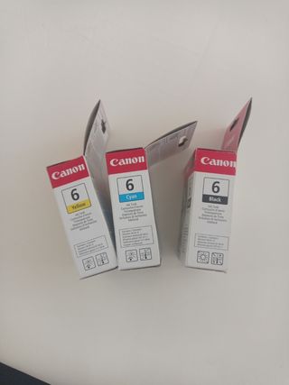 Lote cartuchos tinta CANON BCI-6