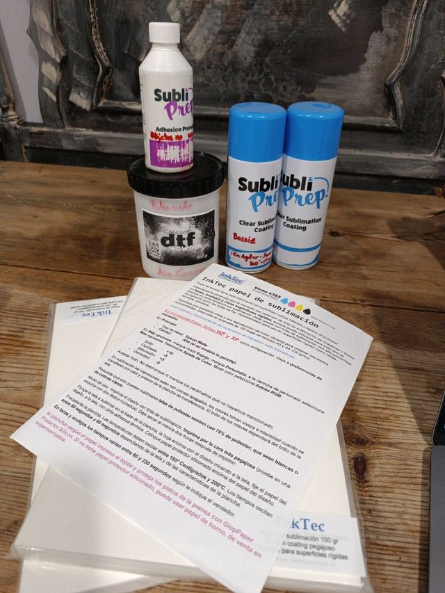 Productos para sublimación