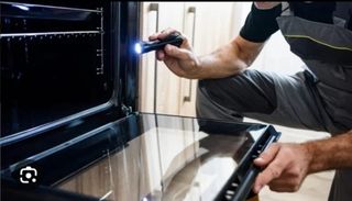Instalación de horno y encimera , vitro