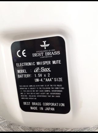 Cámbio Best brass Sax mute sax alt no envio