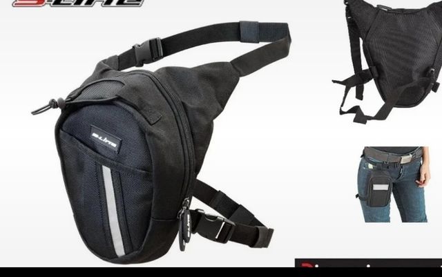 Borsello gambale moto