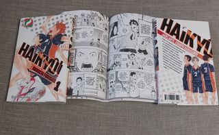 Libro cómic manga Haikyu Vol 1-2 y 3