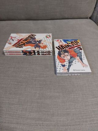 Libro cómic manga Haikyu Vol 1-2 y 3