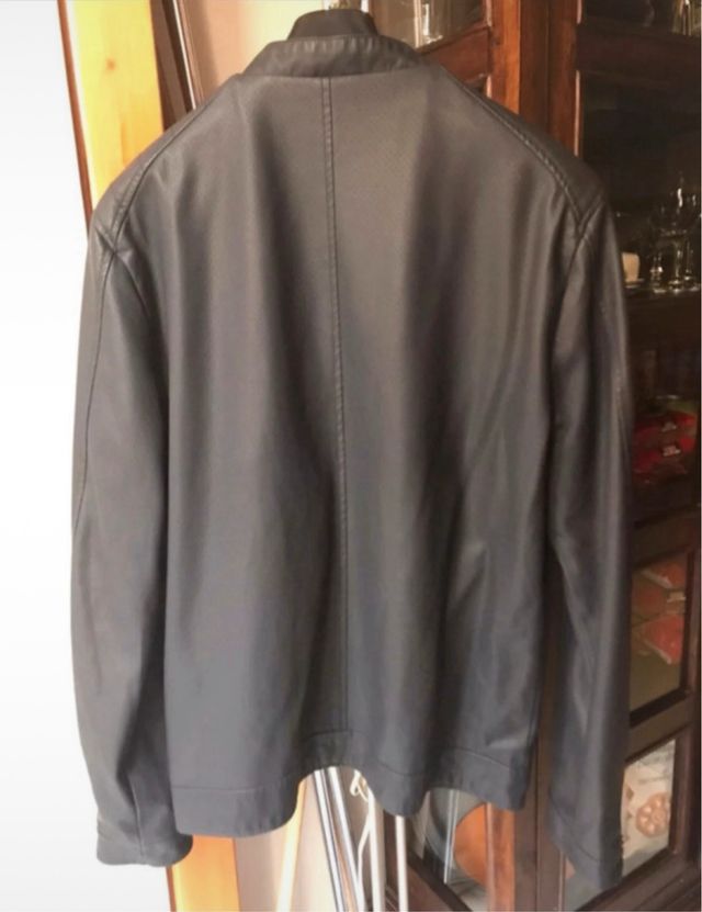 Giacca nera ecopelle Urban Ring