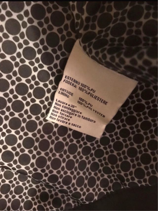 Giacca nera ecopelle Urban Ring