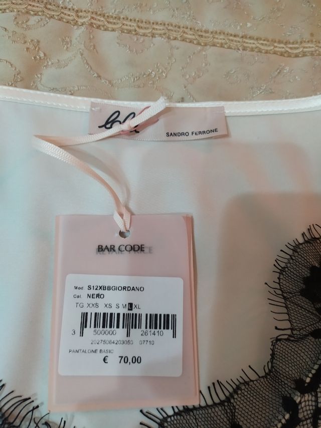 Canotta Sandro Ferrone con cartellino elegante