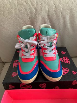 Zapatillas mujer Hogan tacon cuña 38.5