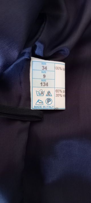Giacca blu bambino