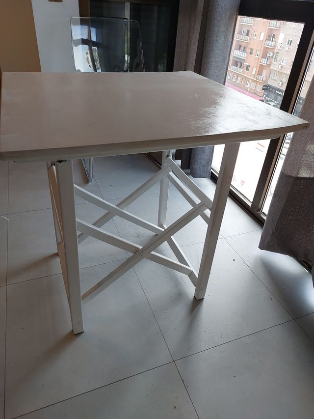 Mesa de madera plegable