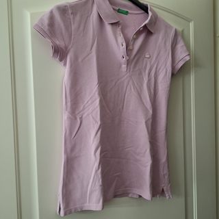 POLO bimba a mezze maniche lilla