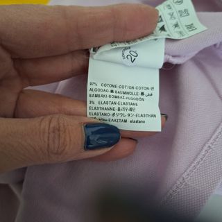 POLO bimba a mezze maniche lilla