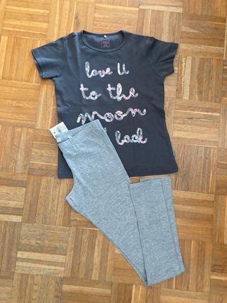 Completo Name 13-14 anni leggins e t-shirt