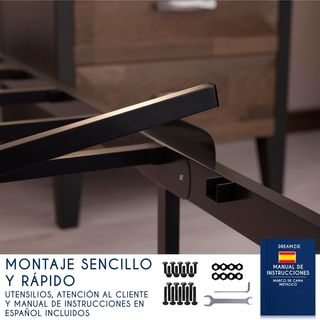 Somier Dreamzie Cama de Metal 90x190