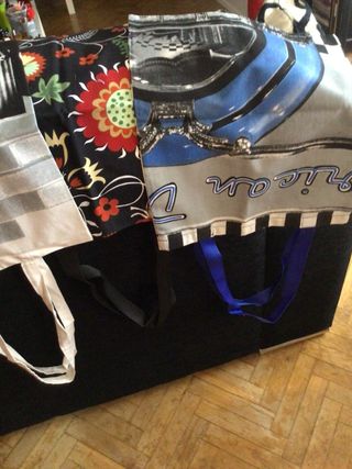 Bolsas de tela.