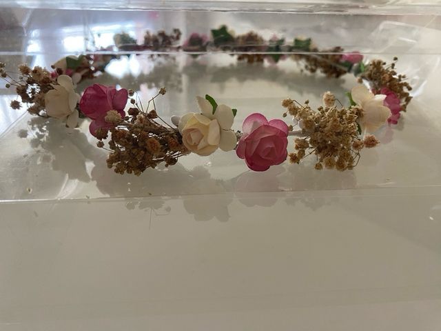 Diadema flores secas