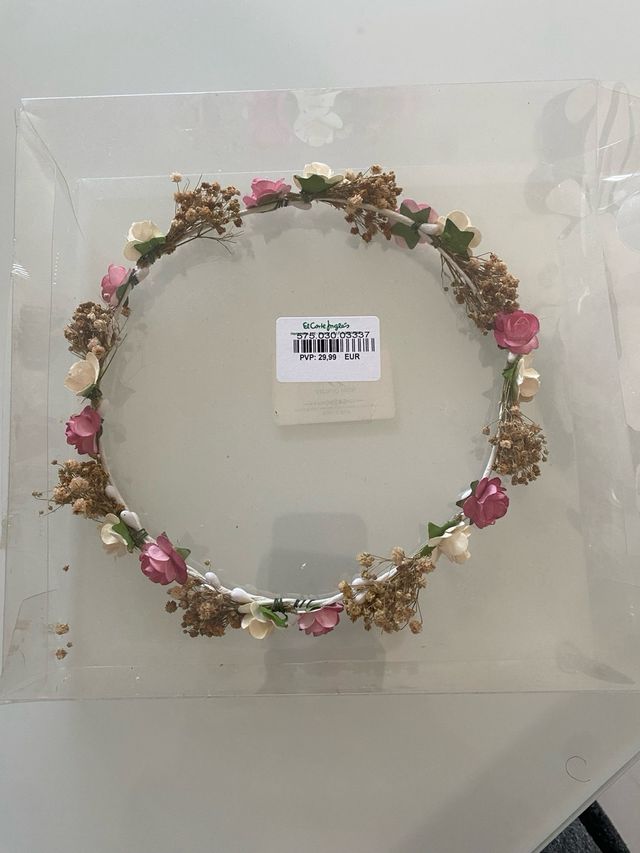 Diadema flores secas