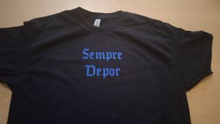 Camiseta RCD Sempre Dépor, negra nueva.