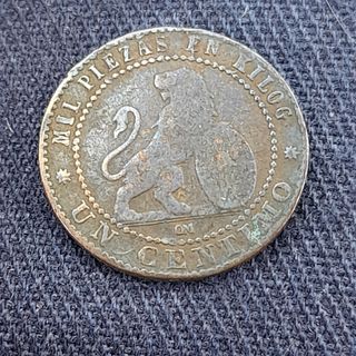 Moneda 1 céntimo 1870