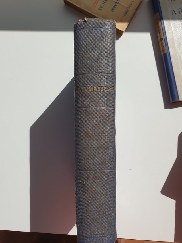 LIBROS ANTGUOS MATEMATICAS AÑO 1958