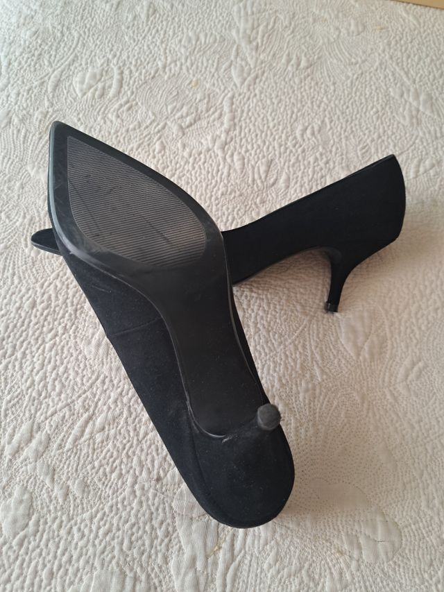 Stiletto ante negro Mango