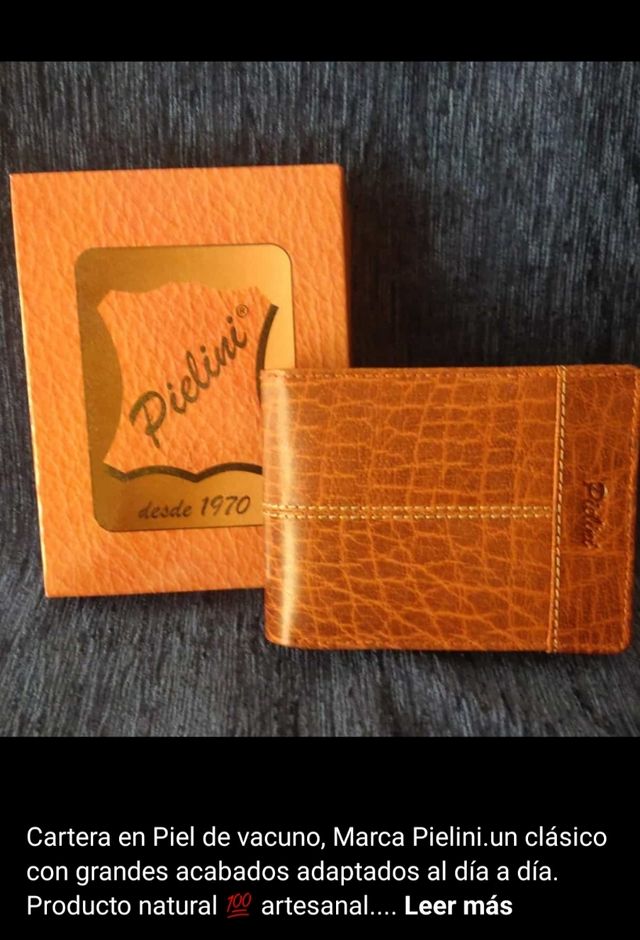 Cartera de piel