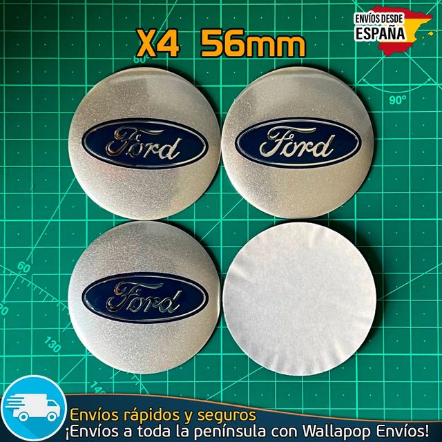 X4 Emblemas Ford 56mm Pegatinas Tapacubos Llantas