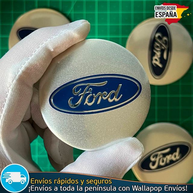 X4 Emblemas Ford 56mm Pegatinas Tapacubos Llantas