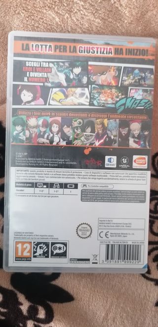 My Hero one's Justice Nintendo switch