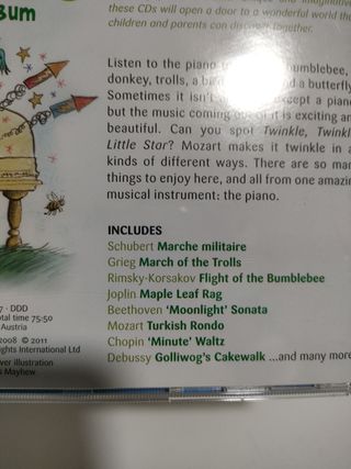 My first piano album