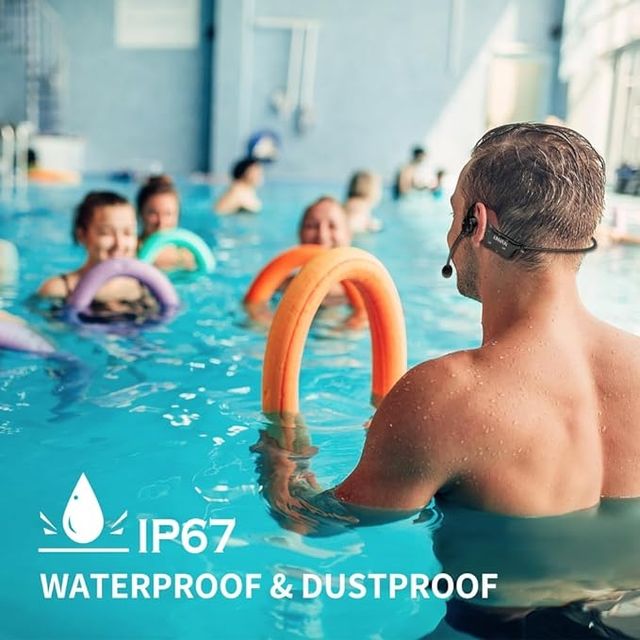 Kimafun 2.4G Fitness Diadema Micrófono Inalámbrico