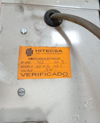 CUADRO ELECTRICO AIRE ACONDICIONADO  INDUSTRIAL