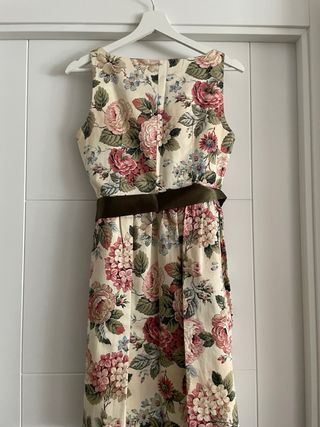 Vestido ceremonia flores