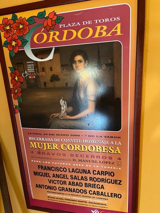 Carteles feria, patios y otros. Enmarcados