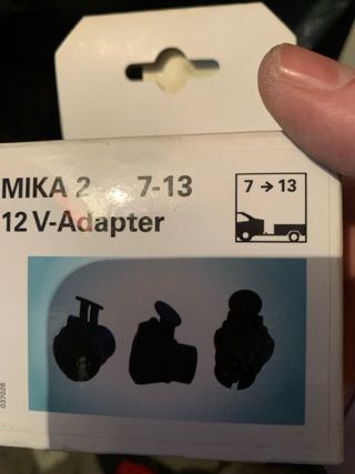 Adaptador enchufe bola remolque