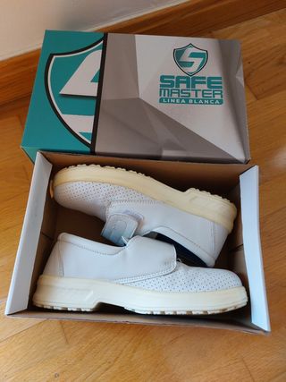 Zapatos de trabajo de seguridad línea blanca