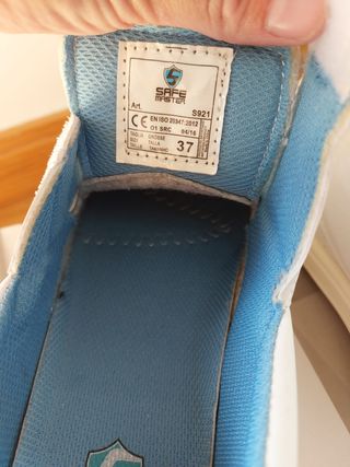 Zapatos de trabajo de seguridad línea blanca