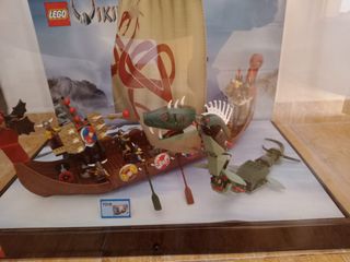 Expositor barco vikingo lego 7018