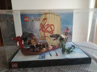 Expositor barco vikingo lego 7018