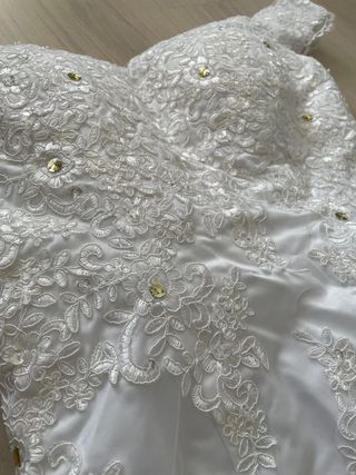 Vestido novia corte sirena