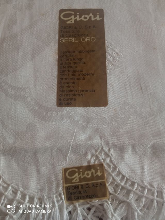 Asciugamani vintage in lino "Giori"