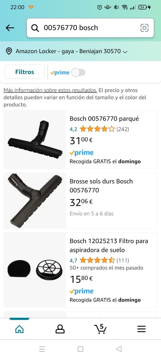 Cepillo para aspiradora 