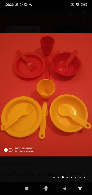 Cachorritos, Vajilla