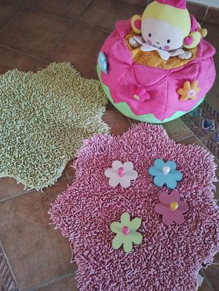 Conjunto alfombra, perchas y ponetodo princesa