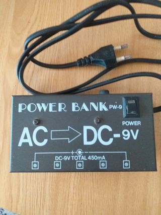 Adaptador de corriente 9v