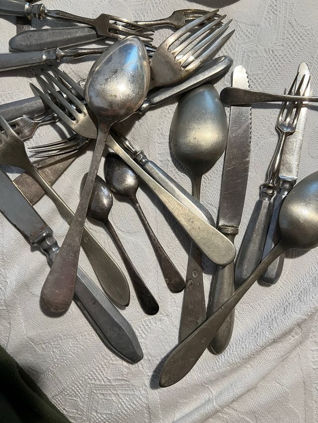 Cubiertos antiguos sueltos